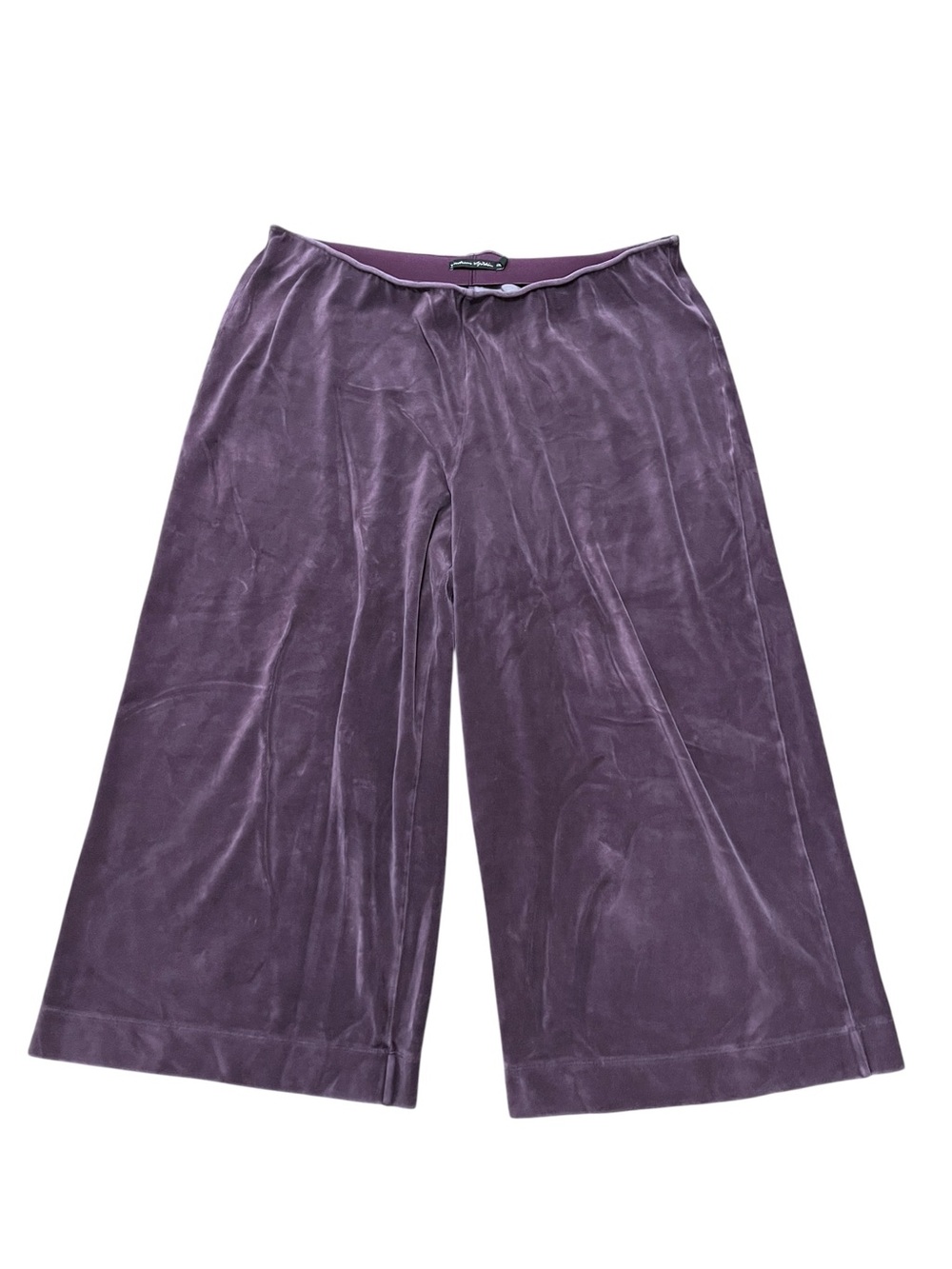 Gudrun Sjoden Wide Leg Cropped Velvet Pants